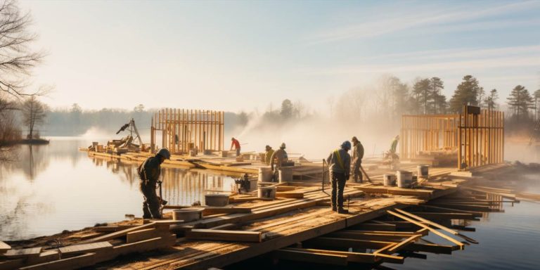 Budowa pomostu wędkarskiego – jak zbudować własny pomost na jeziorze lub stawie?